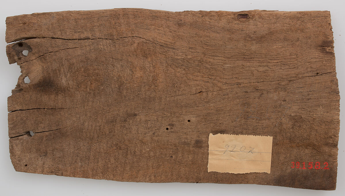 Panel, Wood; painted