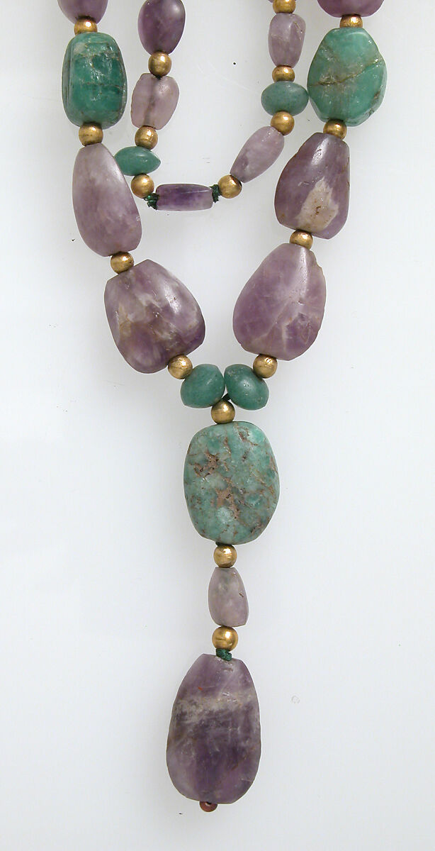 Necklace, Amethyst, feldspar