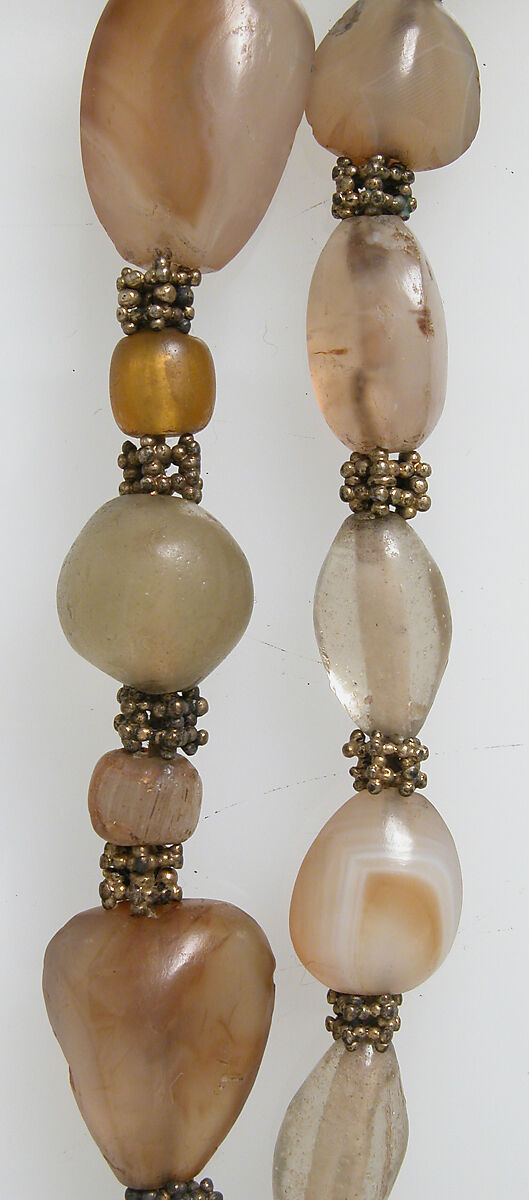 Beads, Agate and quartz