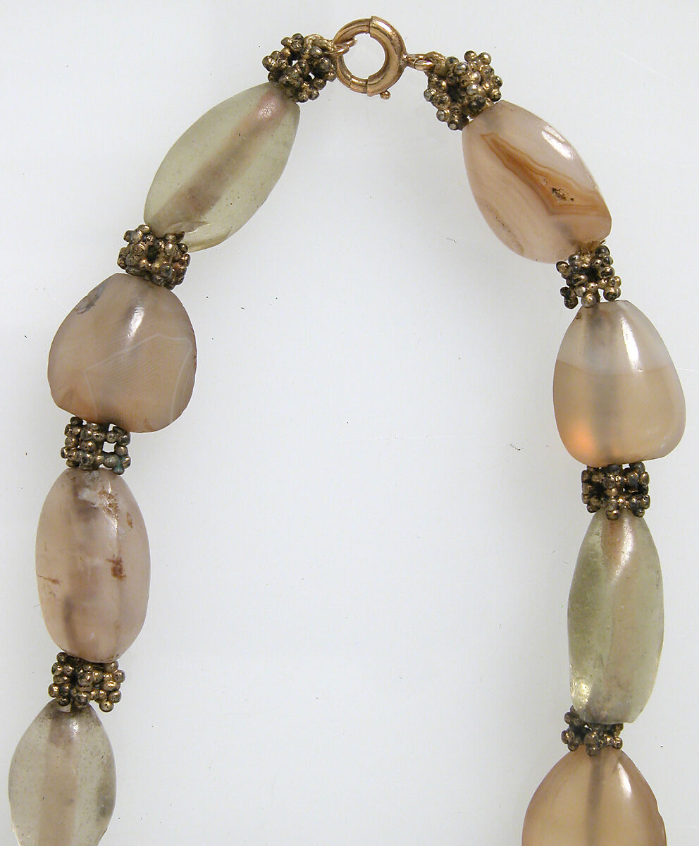 Beads, Agate and quartz