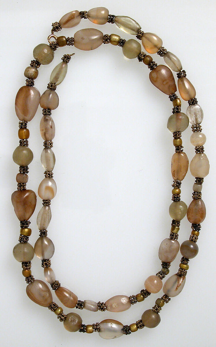 Beads, Agate and quartz