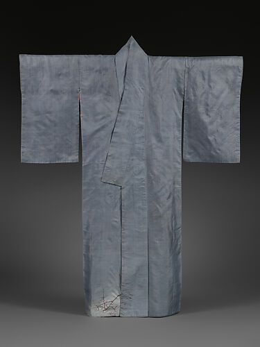 Kimono with Blossoming Plum Tree