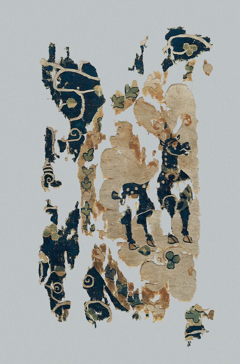 Textile Fragment, Wool, linen; tapestry weave