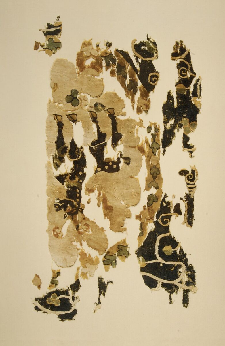 Textile Fragment, Wool, linen; tapestry weave