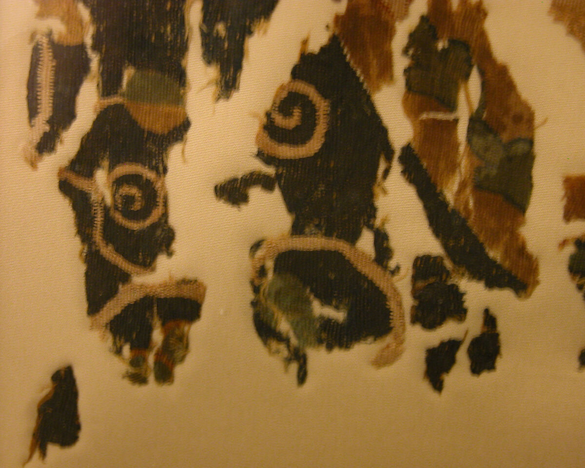 Textile Fragment, Wool, linen; tapestry weave