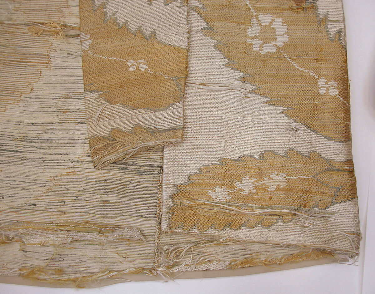 Kaftan, Silk, metal wrapped thread; taqueté (seraser)