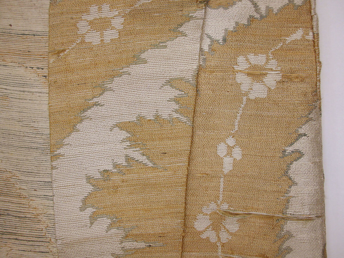 Kaftan, Silk, metal wrapped thread; taqueté (seraser)