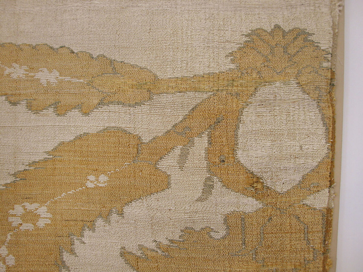 Kaftan, Silk, metal wrapped thread; taqueté (seraser)