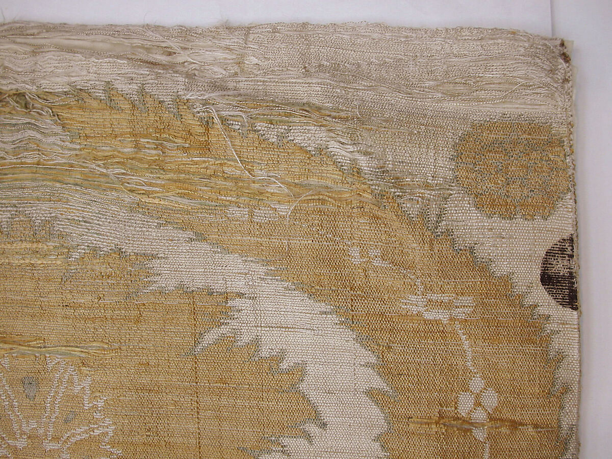 Kaftan, Silk, metal wrapped thread; taqueté (seraser)