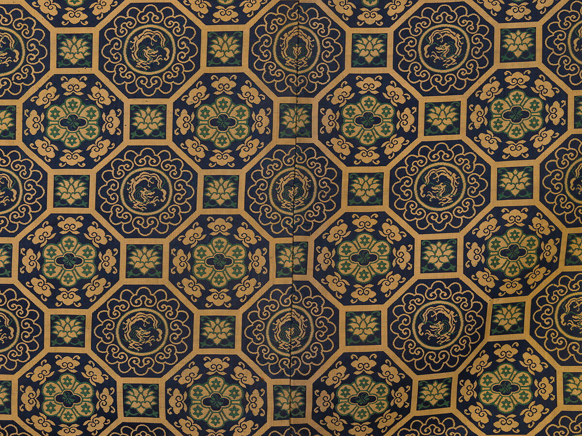 Noh Costume (Kariginu), Twill-weave silk with supplementary weft patterning, Japan