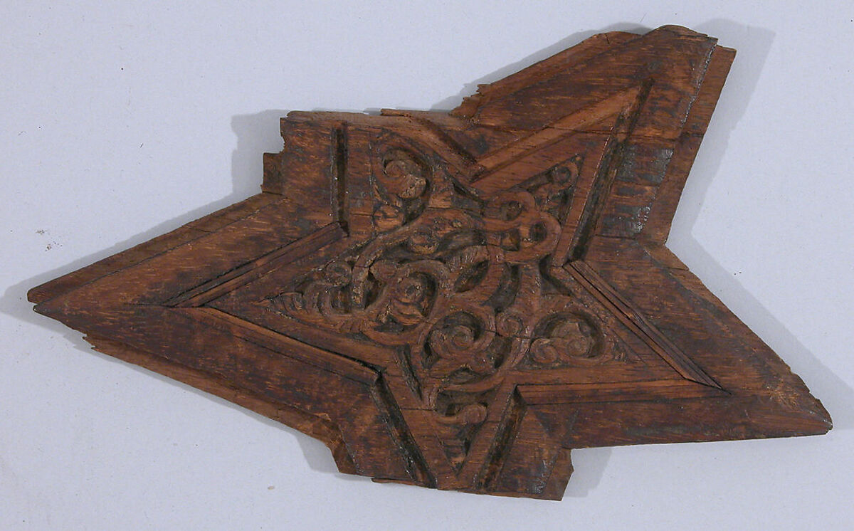 Panel, Wood; carved 