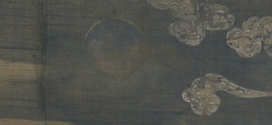 Death of the Historical Buddha (Nehan-zu), Hanging scroll; ink, color, and gold on silk, Japan