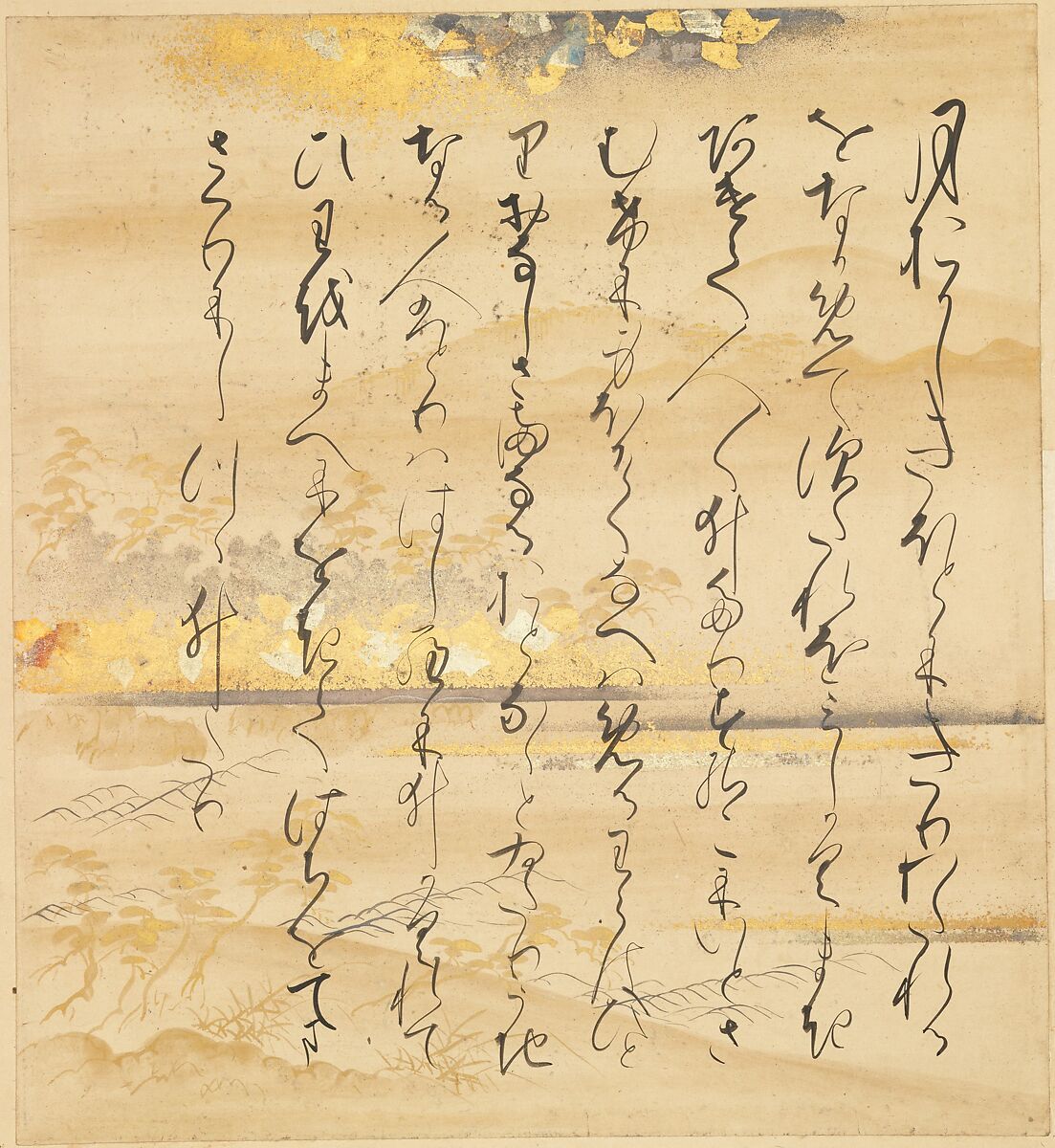 The Tale of Genji (Genji Monogatari), Formerly attributed to Tosa Mitsusada (Japanese, 1738–1806), Set of twenty-four album leaves; ink, color, and gold on paper, Japan