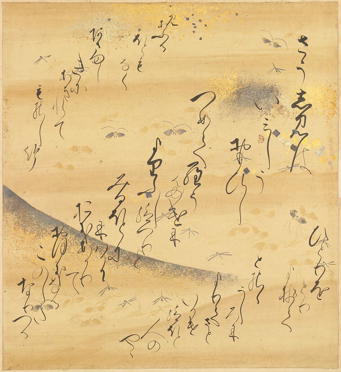 The Tale of Genji (Genji Monogatari), Formerly attributed to Tosa Mitsusada (Japanese, 1738–1806), Set of twenty-four album leaves; ink, color, and gold on paper, Japan