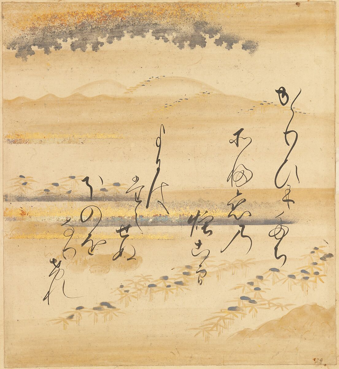 The Tale of Genji (Genji Monogatari), Formerly attributed to Tosa Mitsusada (Japanese, 1738–1806), Set of twenty-four album leaves; ink, color, and gold on paper, Japan