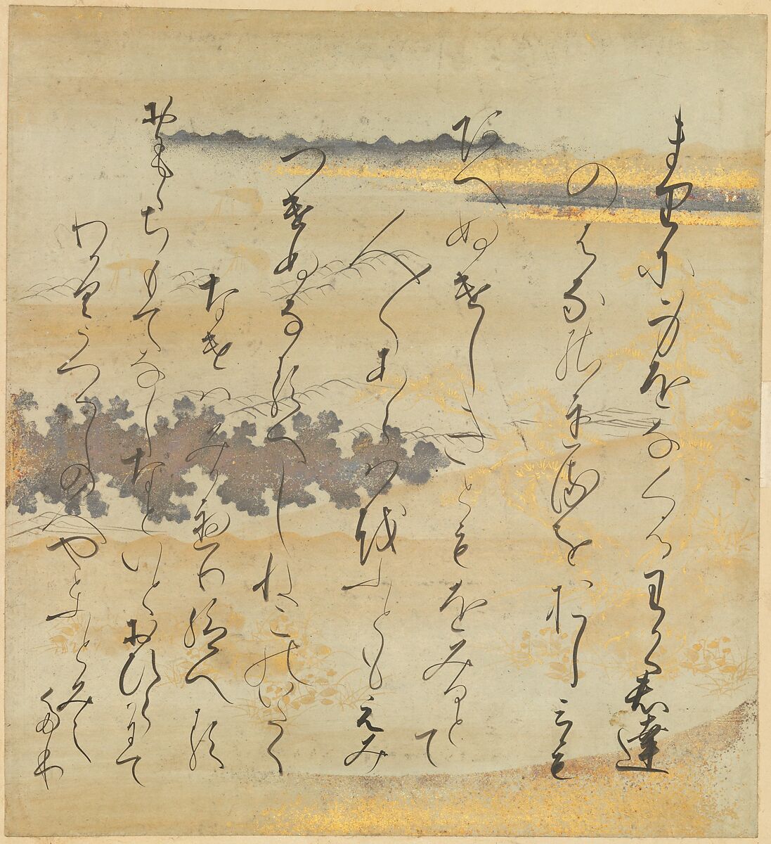 The Tale of Genji (Genji Monogatari), Formerly attributed to Tosa Mitsusada (Japanese, 1738–1806), Set of twenty-four album leaves; ink, color, and gold on paper, Japan