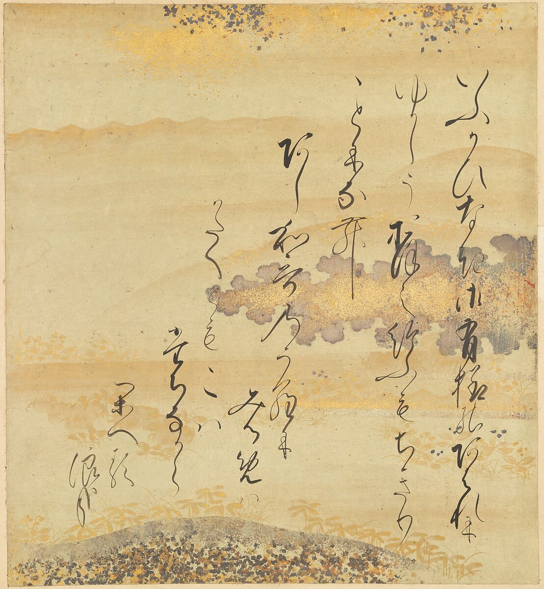 The Tale of Genji (Genji Monogatari), Formerly attributed to Tosa Mitsusada (Japanese, 1738–1806), Set of twenty-four album leaves; ink, color, and gold on paper, Japan