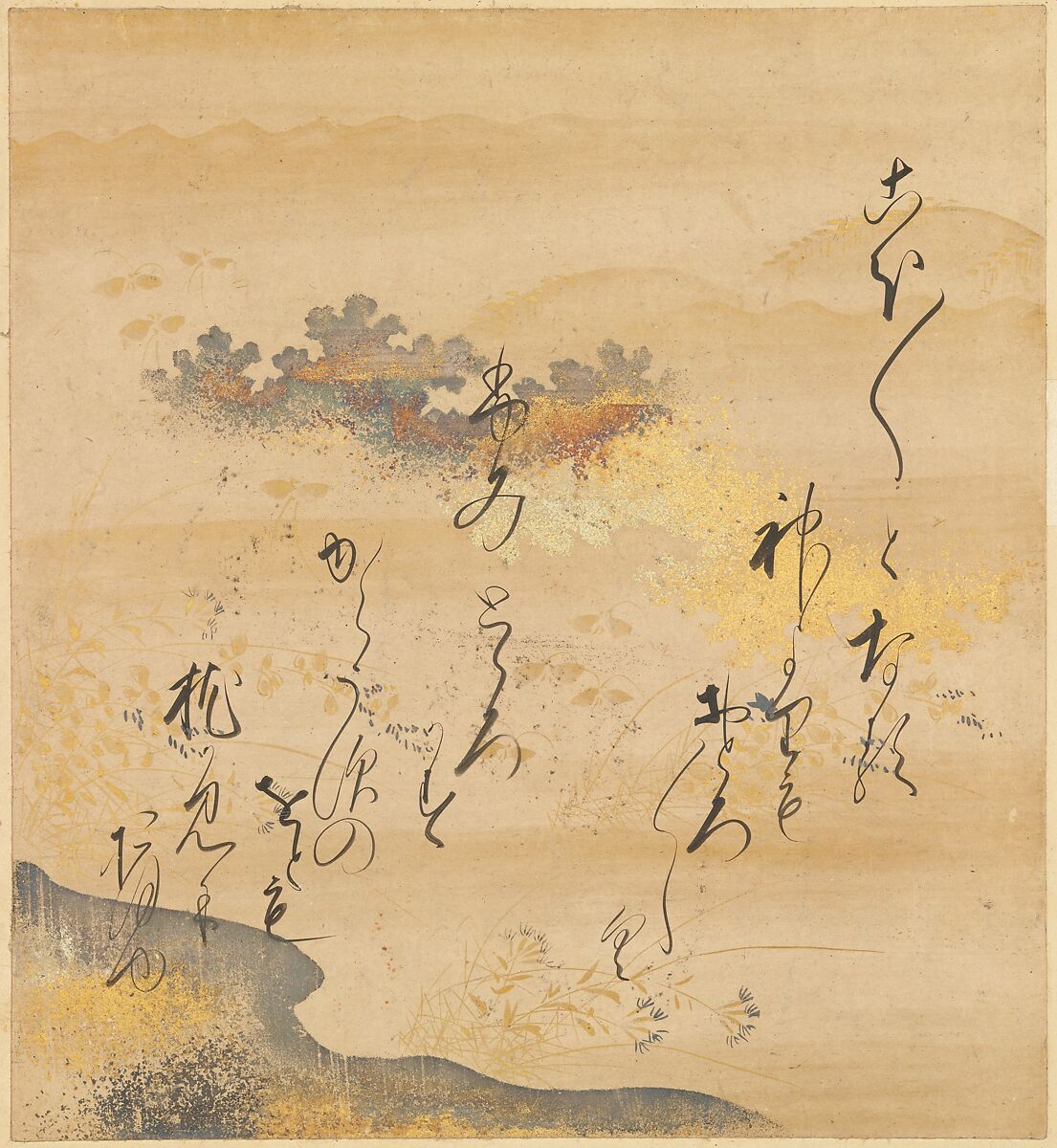 The Tale of Genji (Genji Monogatari), Formerly attributed to Tosa Mitsusada (Japanese, 1738–1806), Set of twenty-four album leaves; ink, color, and gold on paper, Japan