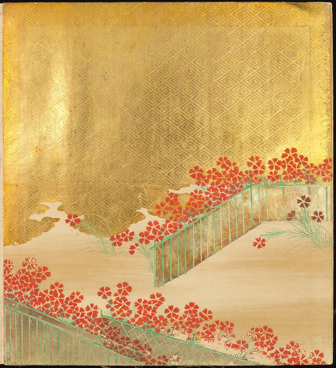 The Tale of Genji (Genji Monogatari), Formerly attributed to Tosa Mitsusada (Japanese, 1738–1806), Set of twenty-four album leaves; ink, color, and gold on paper, Japan