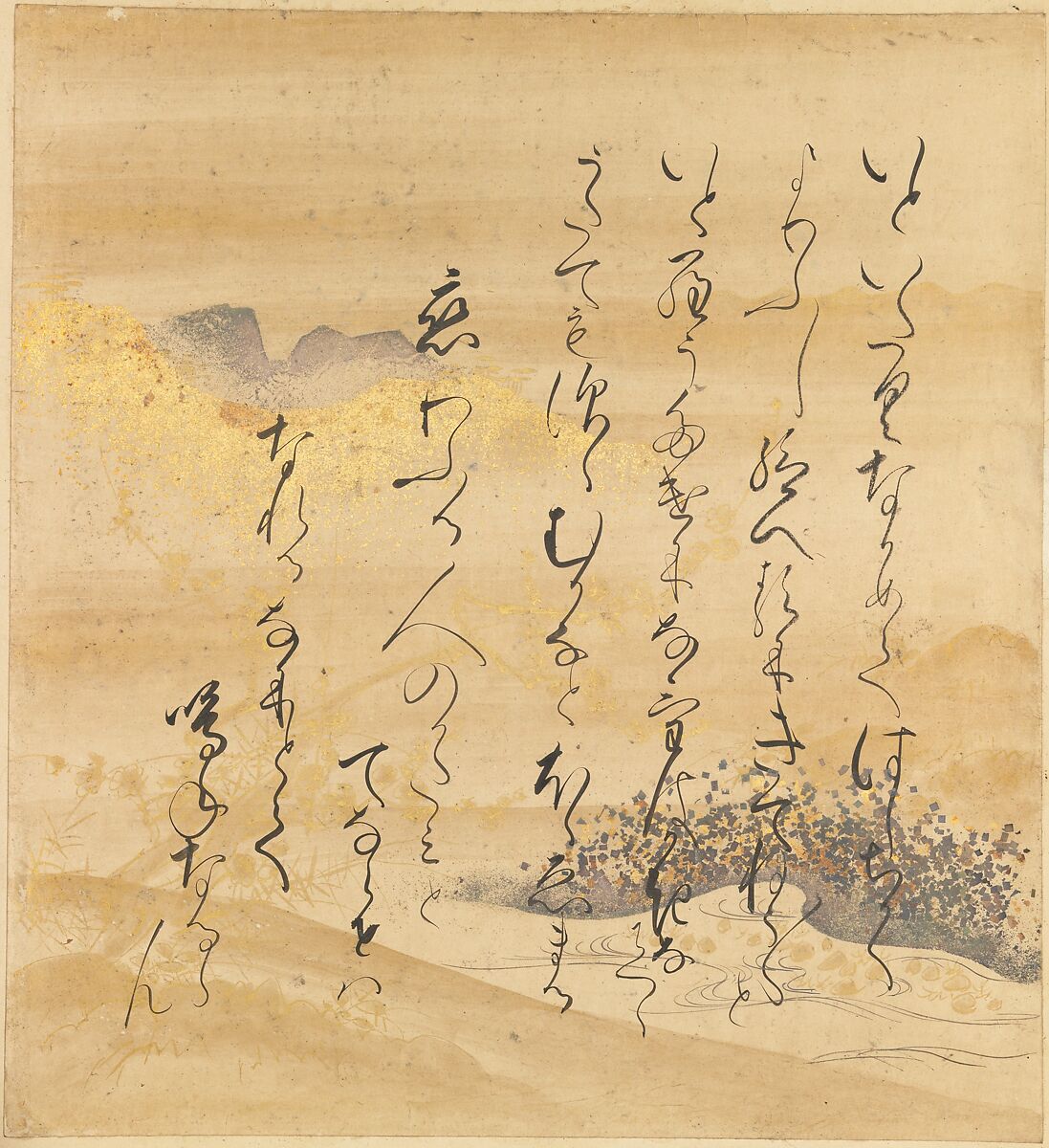 The Tale of Genji (Genji Monogatari), Formerly attributed to Tosa Mitsusada (Japanese, 1738–1806), Set of twenty-four album leaves; ink, color, and gold on paper, Japan