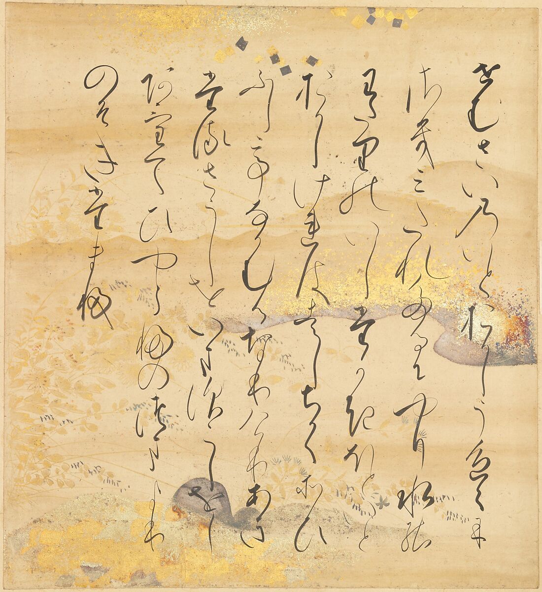 The Tale of Genji (Genji Monogatari), Formerly attributed to Tosa Mitsusada (Japanese, 1738–1806), Set of twenty-four album leaves; ink, color, and gold on paper, Japan