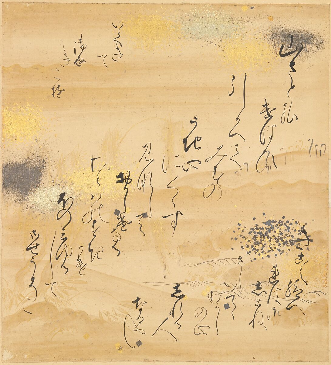 The Tale of Genji (Genji Monogatari), Formerly attributed to Tosa Mitsusada (Japanese, 1738–1806), Set of twenty-four album leaves; ink, color, and gold on paper, Japan