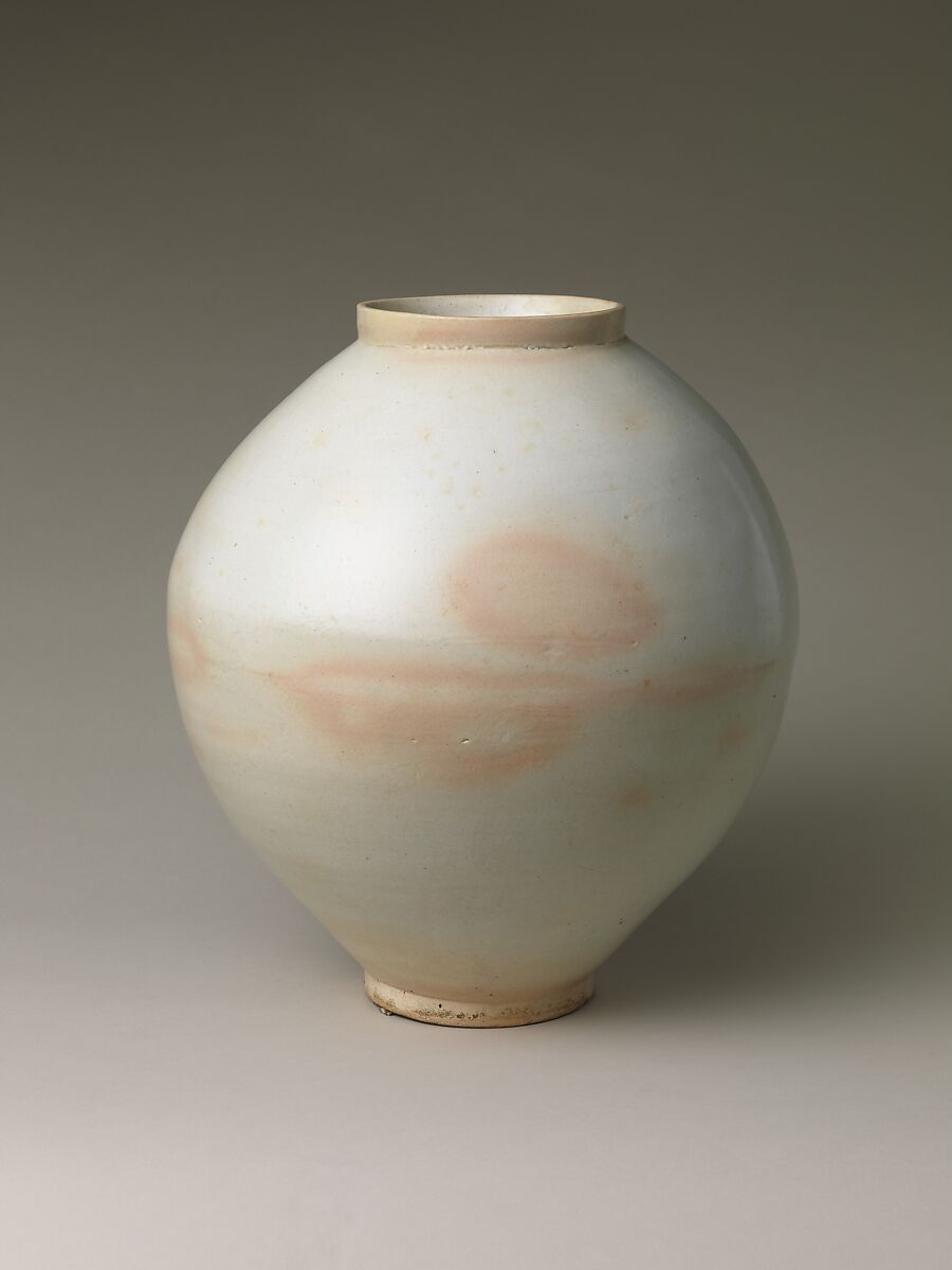 Moon jar, Porcelain, Korea