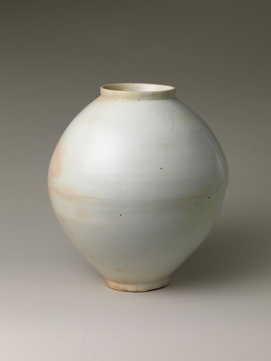 Moon jar, Porcelain, Korea