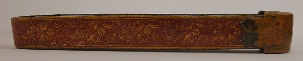 Lacquered Pen Box  (Qalamdan), Manohar (active ca. 1582–1624), Papier-maché; painted, gilded, and lacquered