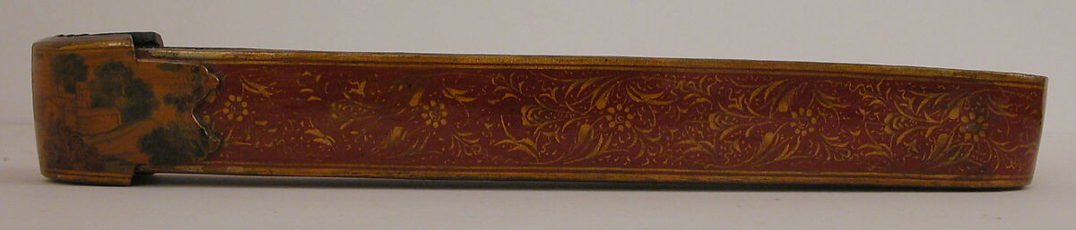 Lacquered Pen Box  (Qalamdan), Manohar (active ca. 1582–1624), Papier-maché; painted, gilded, and lacquered