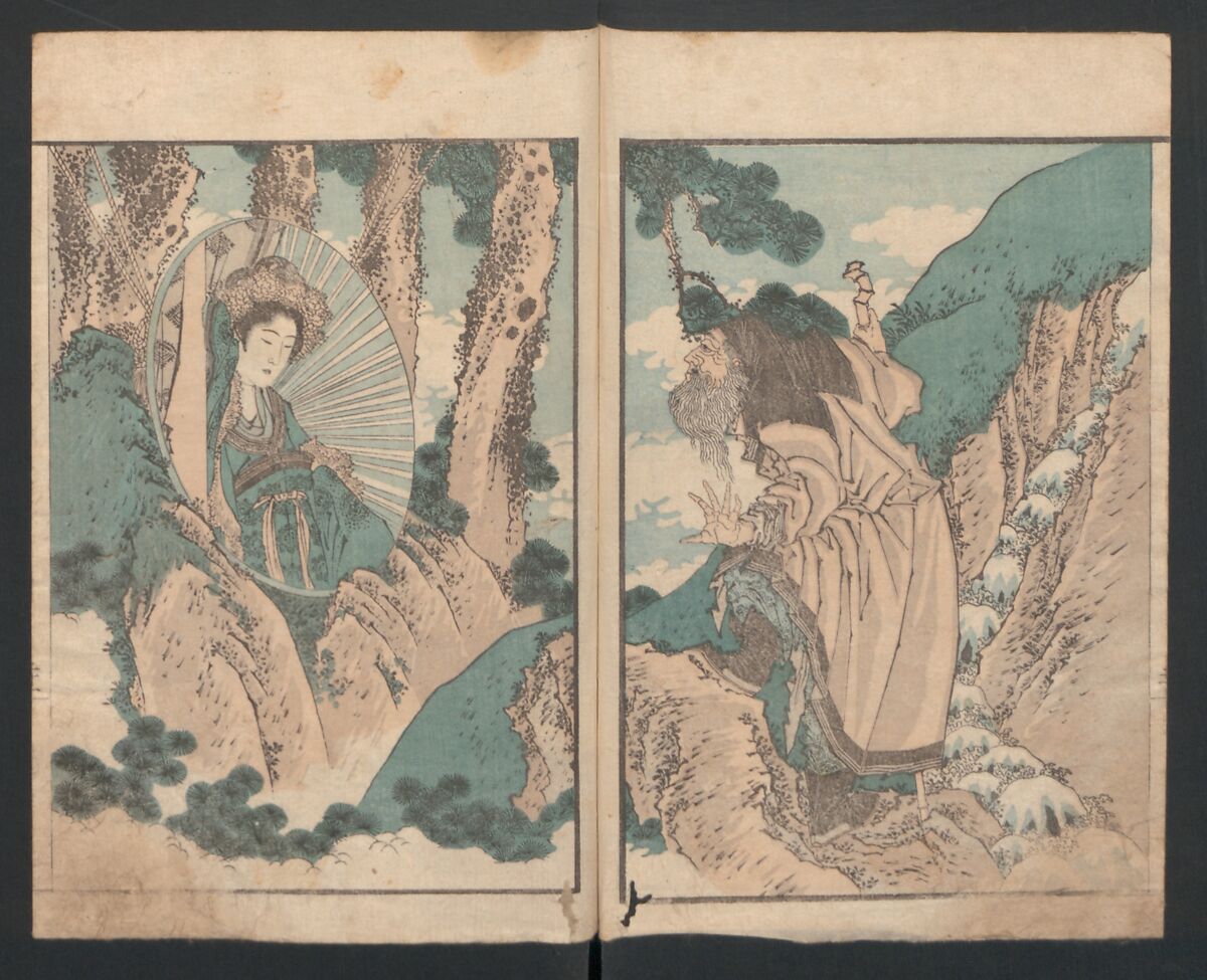 Precepts for Women (Ehon Onna imagawa) 絵本女今川, Katsushika Hokusai 葛飾北斎 (Japanese, Tokyo (Edo) 1760–1849 Tokyo (Edo)), Book of polychrome woodblock prints; ink and color on paper, Japan