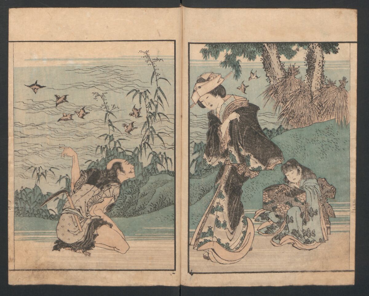 Precepts for Women (Ehon Onna imagawa) 絵本女今川, Katsushika Hokusai 葛飾北斎 (Japanese, Tokyo (Edo) 1760–1849 Tokyo (Edo)), Book of polychrome woodblock prints; ink and color on paper, Japan
