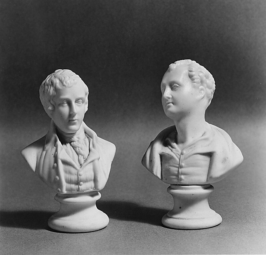 Bust of John Wesley, Parian porcelain, American