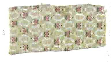 Textile Fragment, Silk, metal thread 