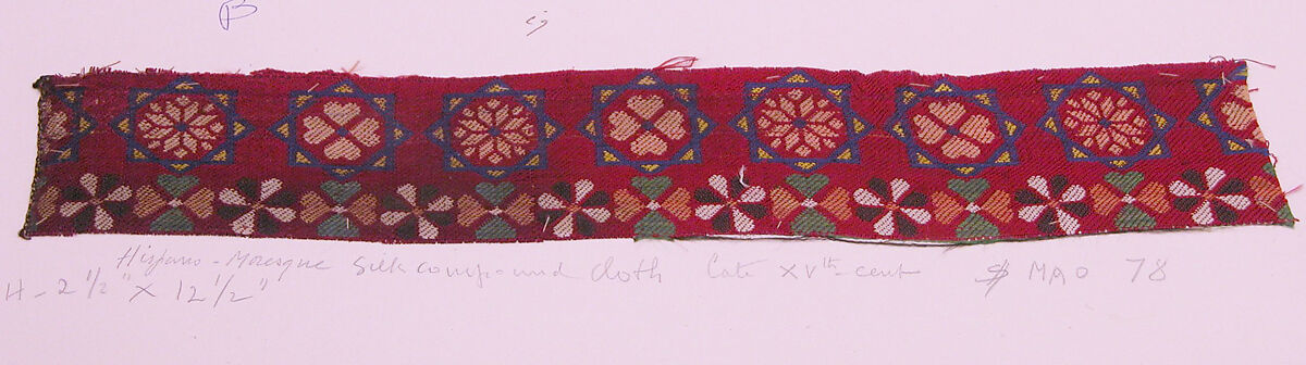 Textile Fragment, Silk 