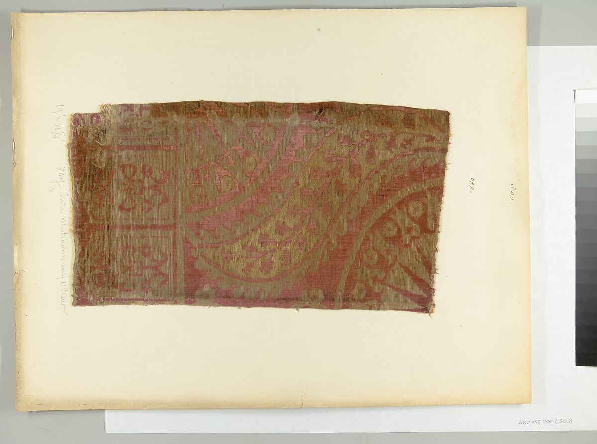 Textile Fragment, Silk