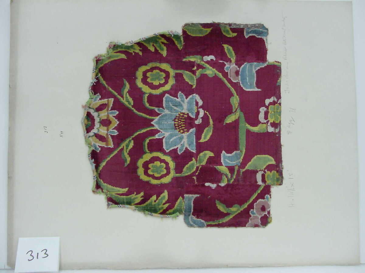Textile Fragment, Silk