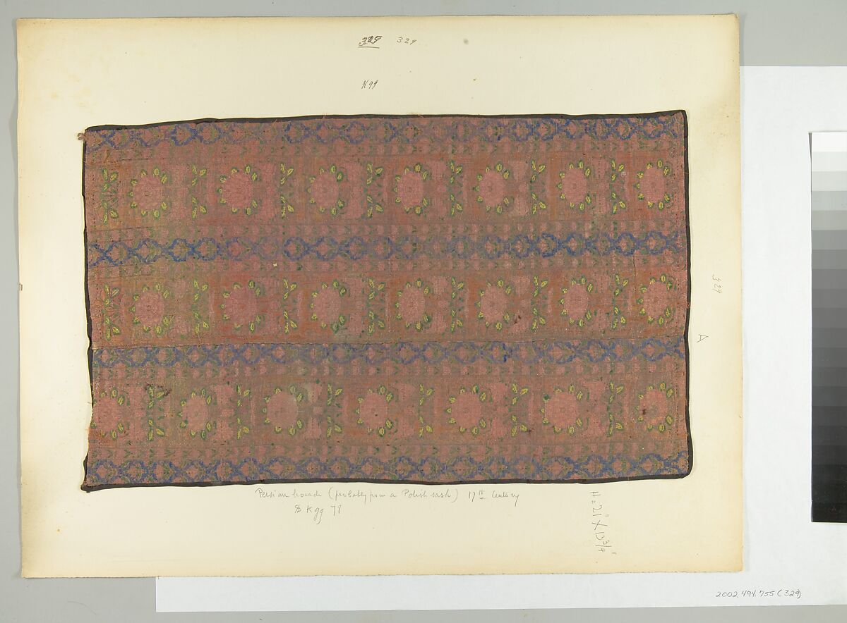 Textile Fragment, Silk
