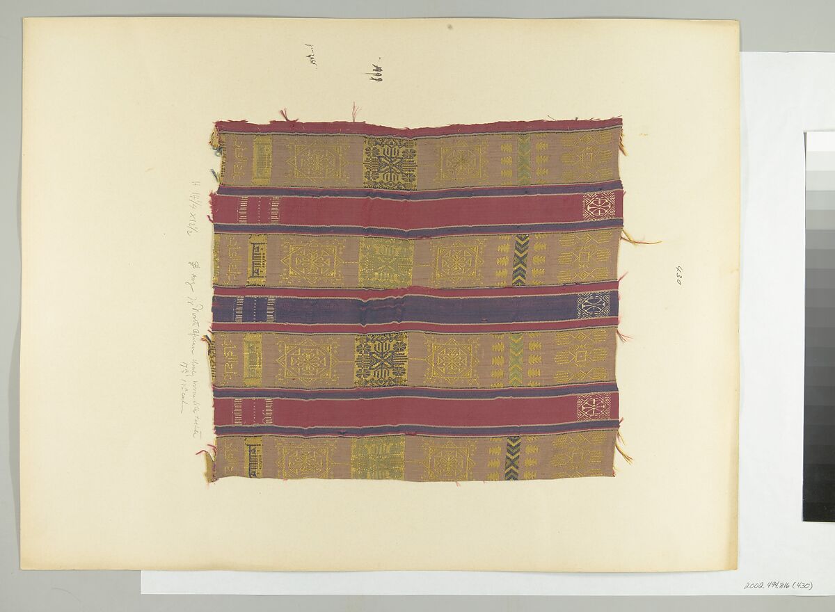 Textile Fragment, Silk