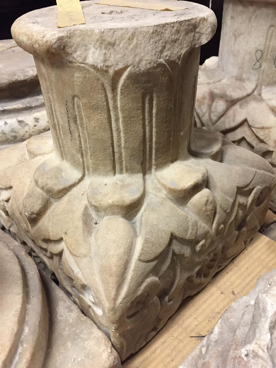 Capital and Bases of a Column, Marble 