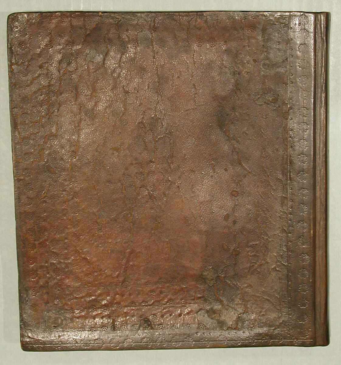 Section from a Qur'an Manuscript, Ink, gold, and opaque watercolor on parchment