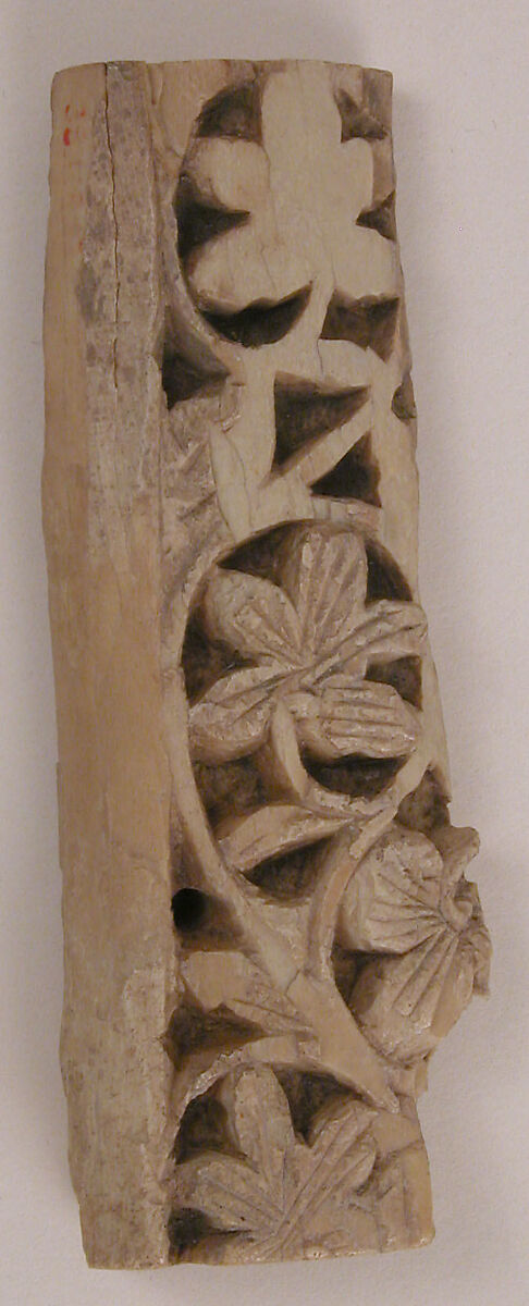 Plaque, Bone; carved 