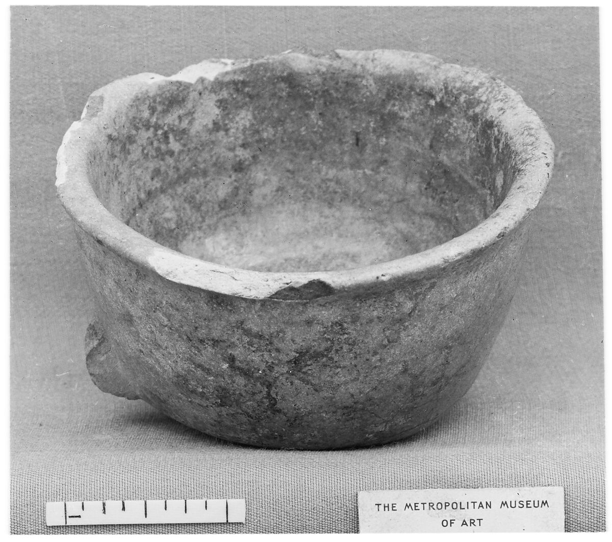 Fragment of a Lamp, Stonepaste; turquoise glaze