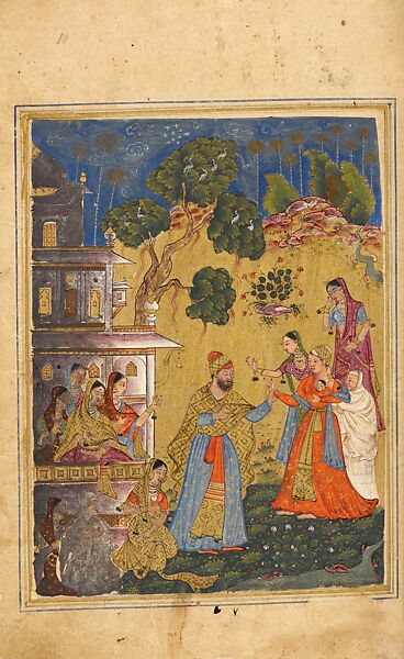 Manuscript of the Pem Nem (The Laws of Love), Ink, opaque watercolor, and gold on paper