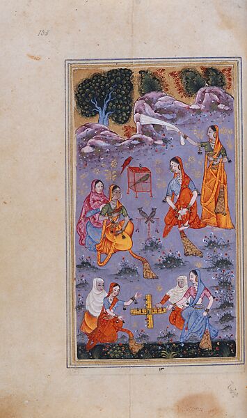Manuscript of the Pem Nem (The Laws of Love), Ink, opaque watercolor, and gold on paper