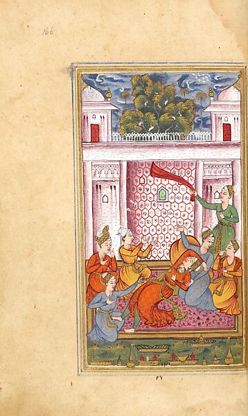 Manuscript of the Pem Nem (The Laws of Love), Ink, opaque watercolor, and gold on paper