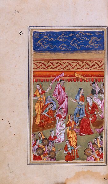 Manuscript of the Pem Nem (The Laws of Love), Ink, opaque watercolor, and gold on paper