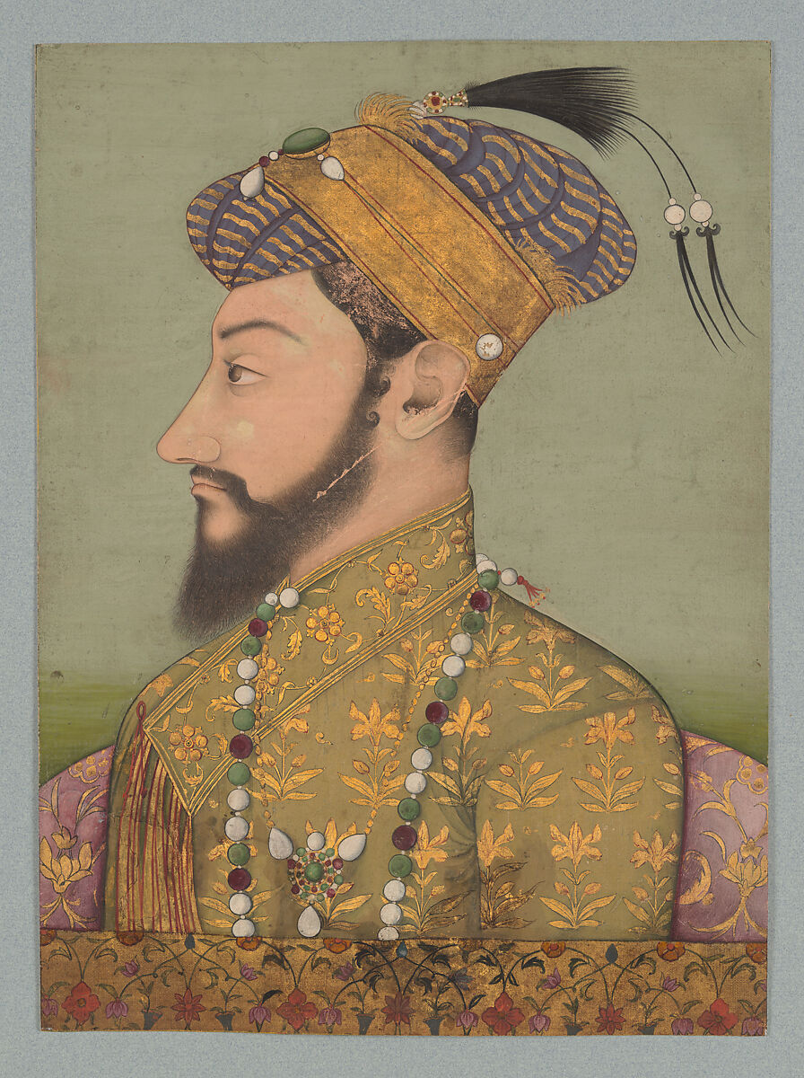 Prince Aurangzeb, Opaque watercolor and gold on cloth