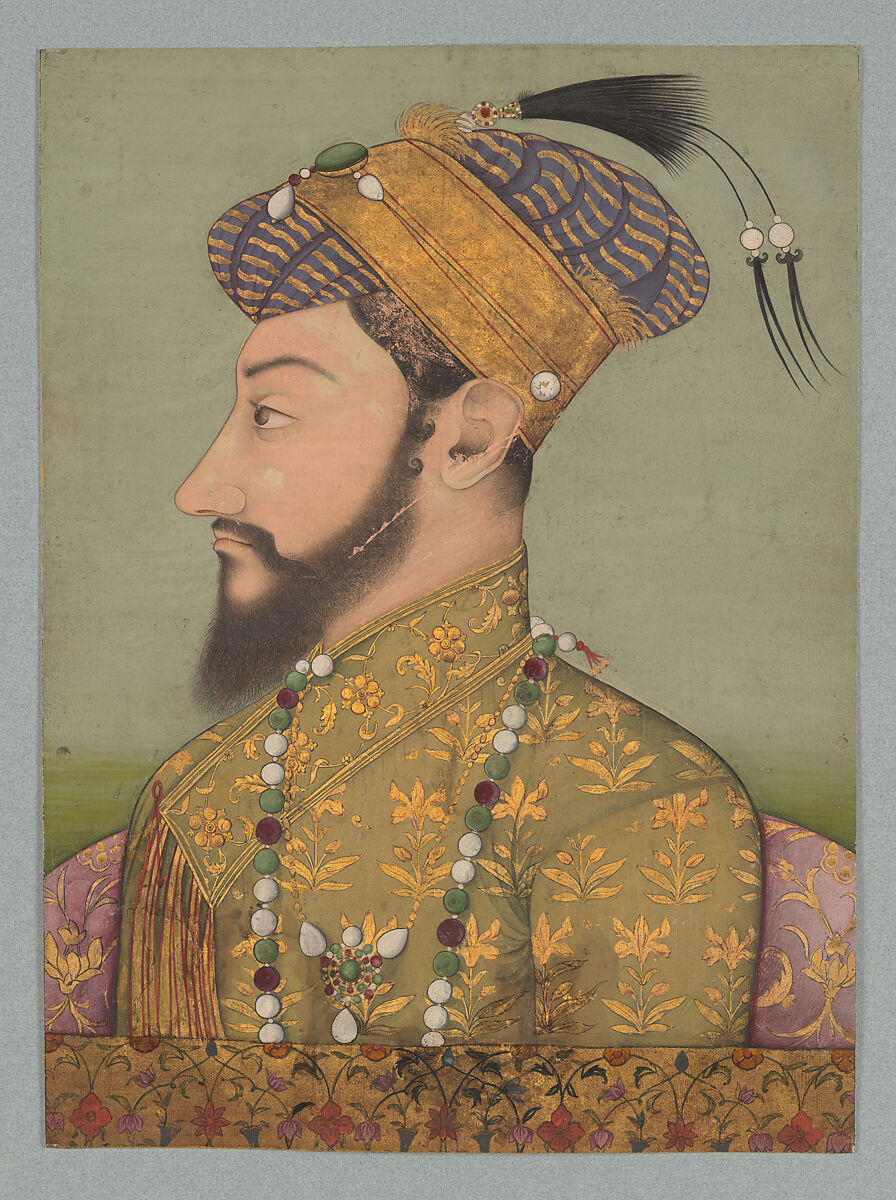 Prince Aurangzeb, Opaque watercolor and gold on cloth 