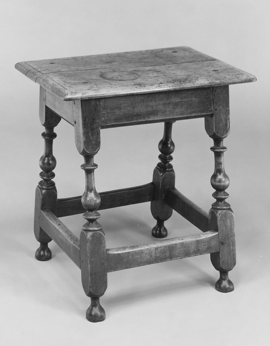 Joint stool, Soft maple, American